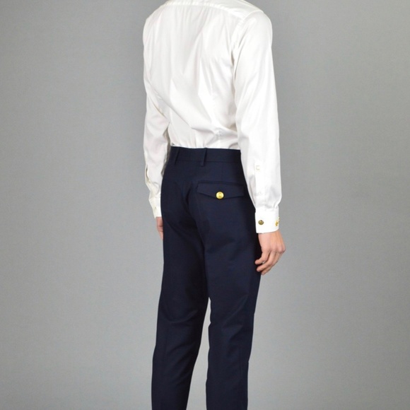 Men’s Slim-Fit Performance Stretch Solid Shirt - Picture 8 of 12